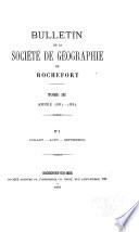 Bulletin de la Société de géographie de Rochefort