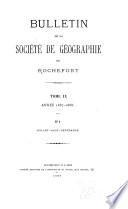 Bulletin de la Société de géographie de Rochefort