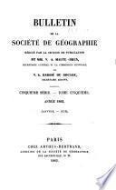 Bulletin de la Société de géographie