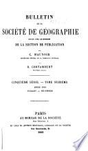 Bulletin de la Société de géographie