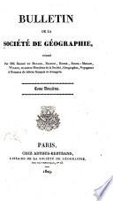 Bulletin de la Société de géographie