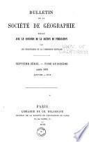 Bulletin de la Société de géographie