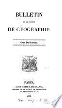 Bulletin de la Société de Géographie
