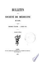 Bulletin de la société de médecine de Gand