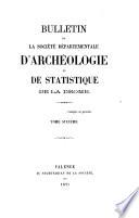 Bulletin de la Société départementale d'archéologie et de statistique de la Drôme