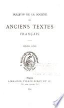 Bulletin de la Société des anciens textes français