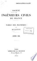 Bulletin de la Société des ingénieurs civils de France
