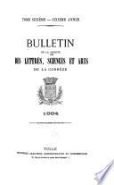 Bulletin de la Société des lettres, sciences et arts de la Corrèze