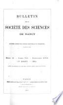 Bulletin de la Société des sciences de Nancy