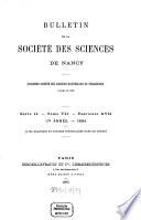 Bulletin de la Société des Sciences de Nancy