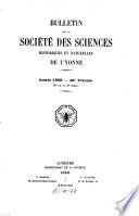 Bulletin de la Société des Sciences Historiques et Naturelles de l'Yonne