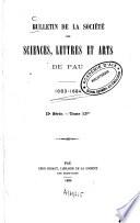 Bulletin de la Société des Sciences, Lettres et Arts de Pau