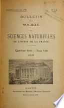 Bulletin de la Société des sciences naturelles de l'Ouest de la France