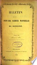 Bulletin de la Société des sciences naturelles de Neuchâtel