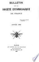 Bulletin de la Société entomologique de France