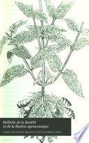 Bulletin de la Société et de la Station agronomique