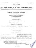 Bulletin de la Société française des électriciens
