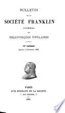 Bulletin de la Société Franklin