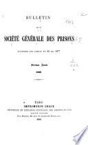 Bulletin de la Société générale des prisons