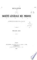 Bulletin de la Société générale des prisons