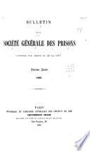 Bulletin de la Société générale des prisons