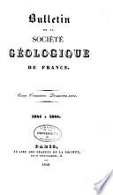 Bulletin de la Société géologique de France