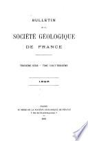 Bulletin de la Société géologique de France