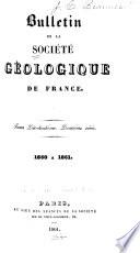 Bulletin de la Société géologique de France
