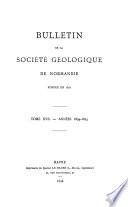 Bulletin de la Société géologique de Normandie