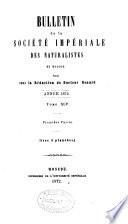 Bulletin de la Société Impériale des Naturalistes de Moscou