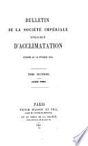 Bulletin de la Société impériale zoologique d'acclimatation