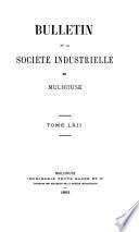 Bulletin de la Société industrielle de Mulhouse