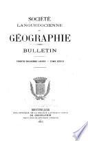 Bulletin de la sociétè languedocienne de géographie