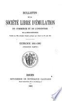 Bulletin de la Société libre d'émulation du commerce et de l'industrie de la Seine-Inférieure