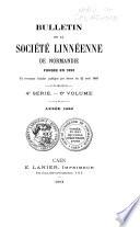 Bulletin de la Société linnéenne de Normandie