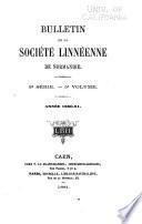 Bulletin de la Société linnéenne de Normandie
