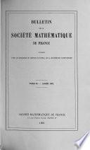 Bulletin de la Société mathématique de France