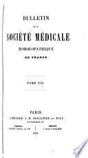 Bulletin de la Société médicale homœopathique de France