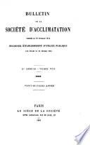 Bulletin de la Société nationale d'acclimatation de France
