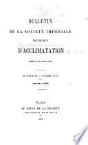 Bulletin de la Société nationale d'acclimatation de France