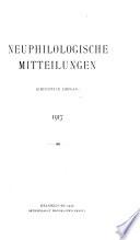 Bulletin de la Société Néophilologique
