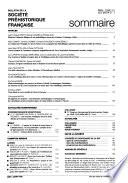 Bulletin de la Société préhistorique française
