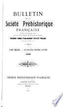 Bulletin de la Société préhistorique française