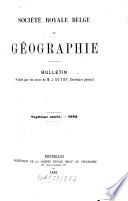 Bulletin de la Société Royale Belge de Géographie