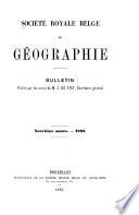 Bulletin de la Société royale belge de géographie