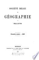 Bulletin de la Société Royale Belge de Géographie