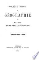 Bulletin de la Société royale belge de géographie