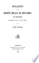 Bulletin de la Société royale de botanique de Belgique
