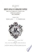 Bulletin de la Société royale de géographie d'Anvers
