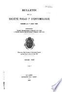 Bulletin de la Société Royale Entomologique D'Égypte